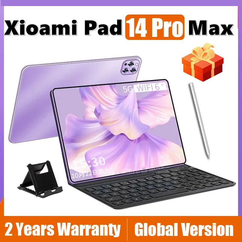 

Original Global Version Pad 14 Pro Max PC 11 Inch Snapdgon 870 12GB 512GB IPS Screen 5G Tablet Android 12 2024