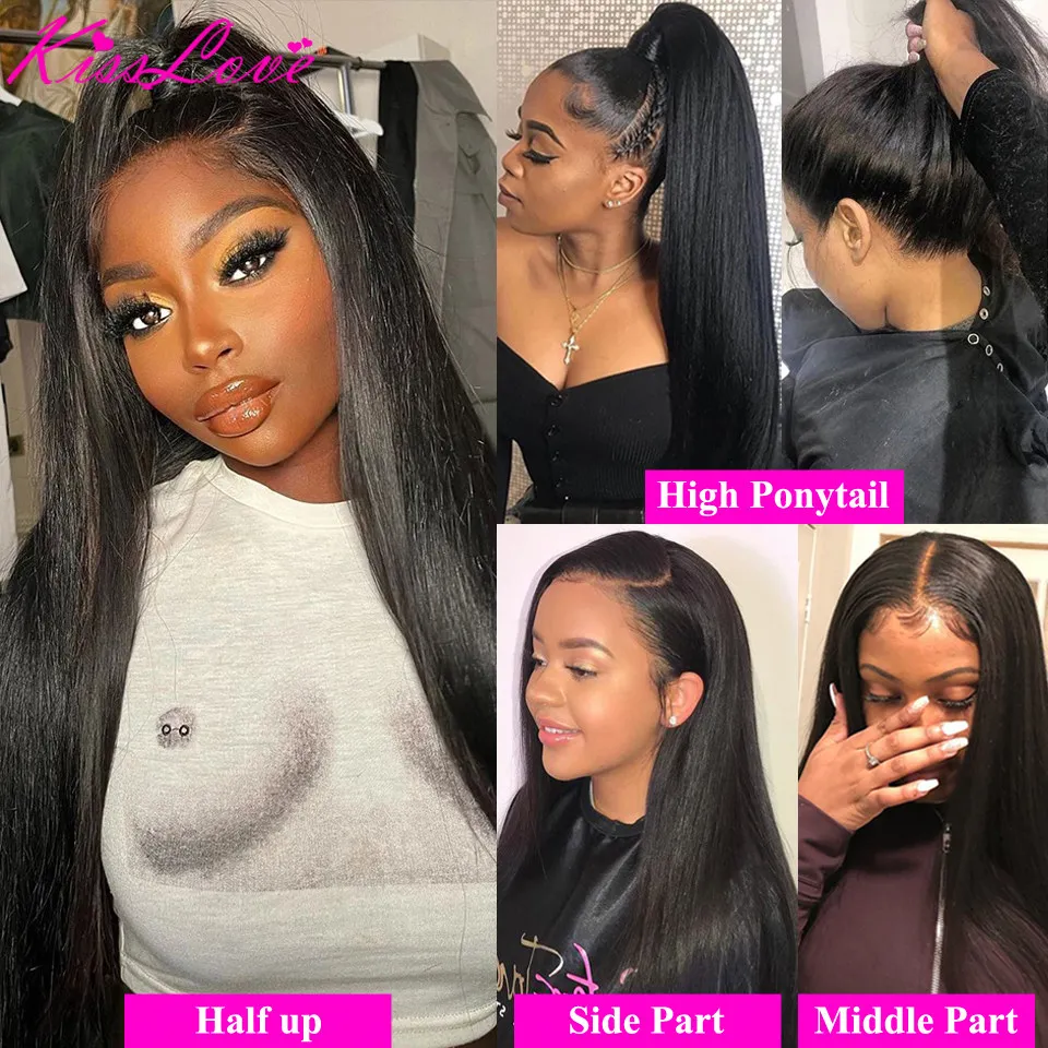 13x6/13x4 HD Lace Front Human Hair Wigs Brazilian Glueless 360 Frontal Wig Straight 4x4/5x5/6x6 Lace Closure Wigs with Baby Hair 13x6/13x4 HD Lace Front Human Hair Wigs Brazilian Glueless 360 Frontal Wig Straight 4x4/5x5/6x6 Lace Closure Wigs with Baby Hair
