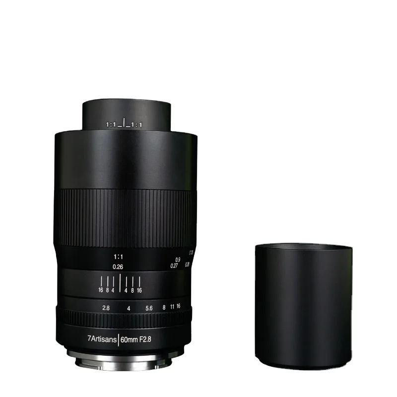

7artisans 60mm f2.8 Macro Lens APS-C For Fujifilm Olympus M43 Mirrorless Camera for R M50Z6 Z7