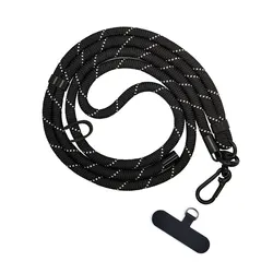 Bold Long Universal Crossbody Phone Lanyard with Detachable Neck Cord and Anti-Lost Feature (Extendable D 150cm)
