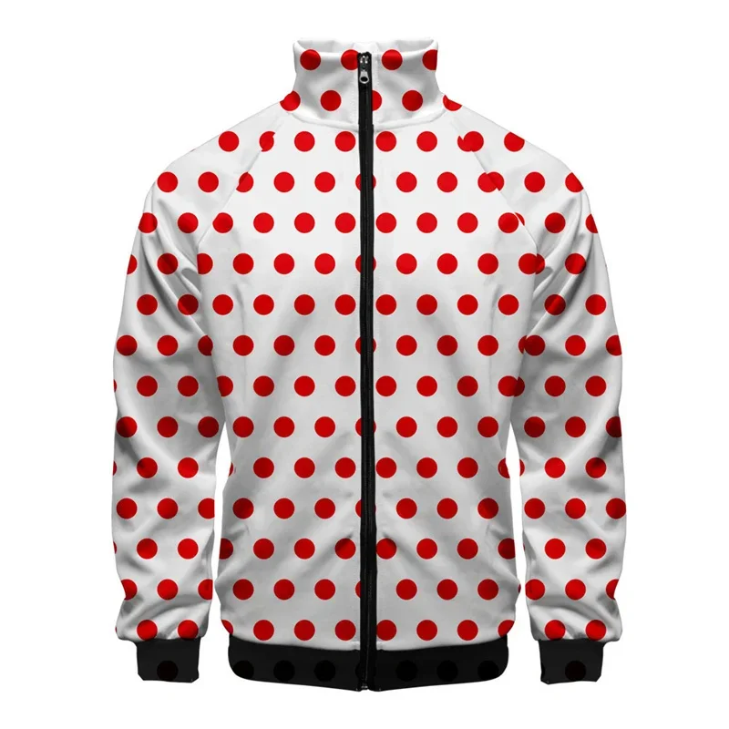 thumbnail image 1 of Chaqueta con estampado geométrico en 3D para hombre, abrigo de manga larga con estampado moderno, ropa de calle, chaquetas deportivas de gran tamaño con cremallera y personalidad, 1 of 5