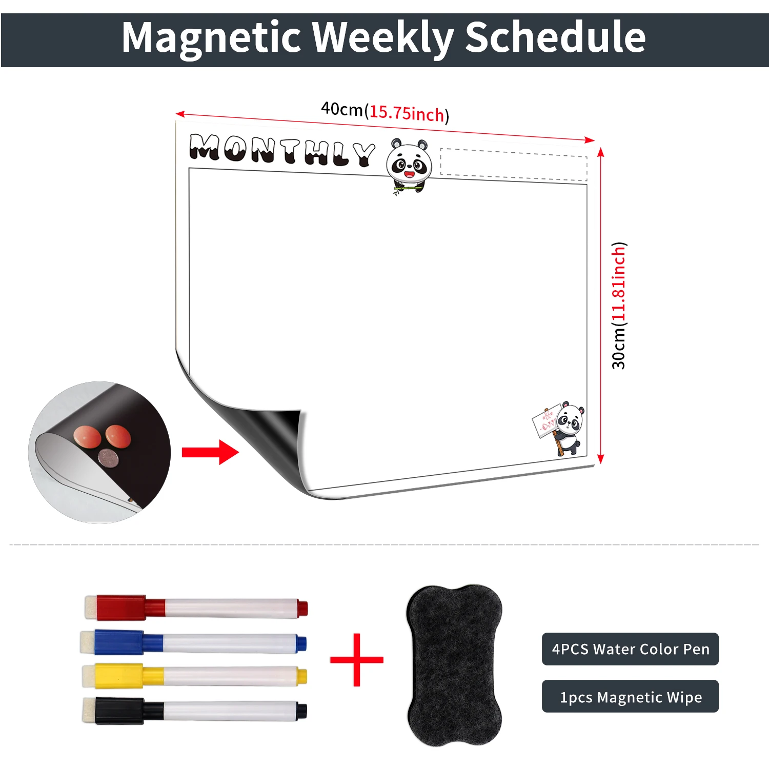 Magnetic Dry Erase Calendar Refrigerator Walmart | Magnetic Dry Erase Board  Fridge - Fridge Magnets - Aliexpress