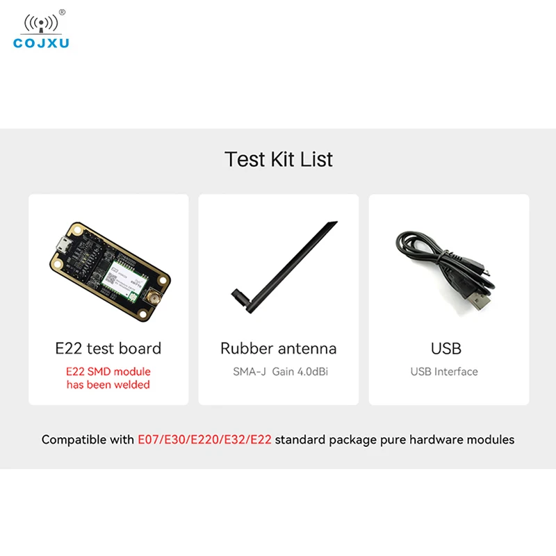 Test Board E22-400MBL-01 to Test SPI SMD LoRa Module E22-400M22S Industrial Manufacturing Compatible with E07/E30/E220/E32/E22