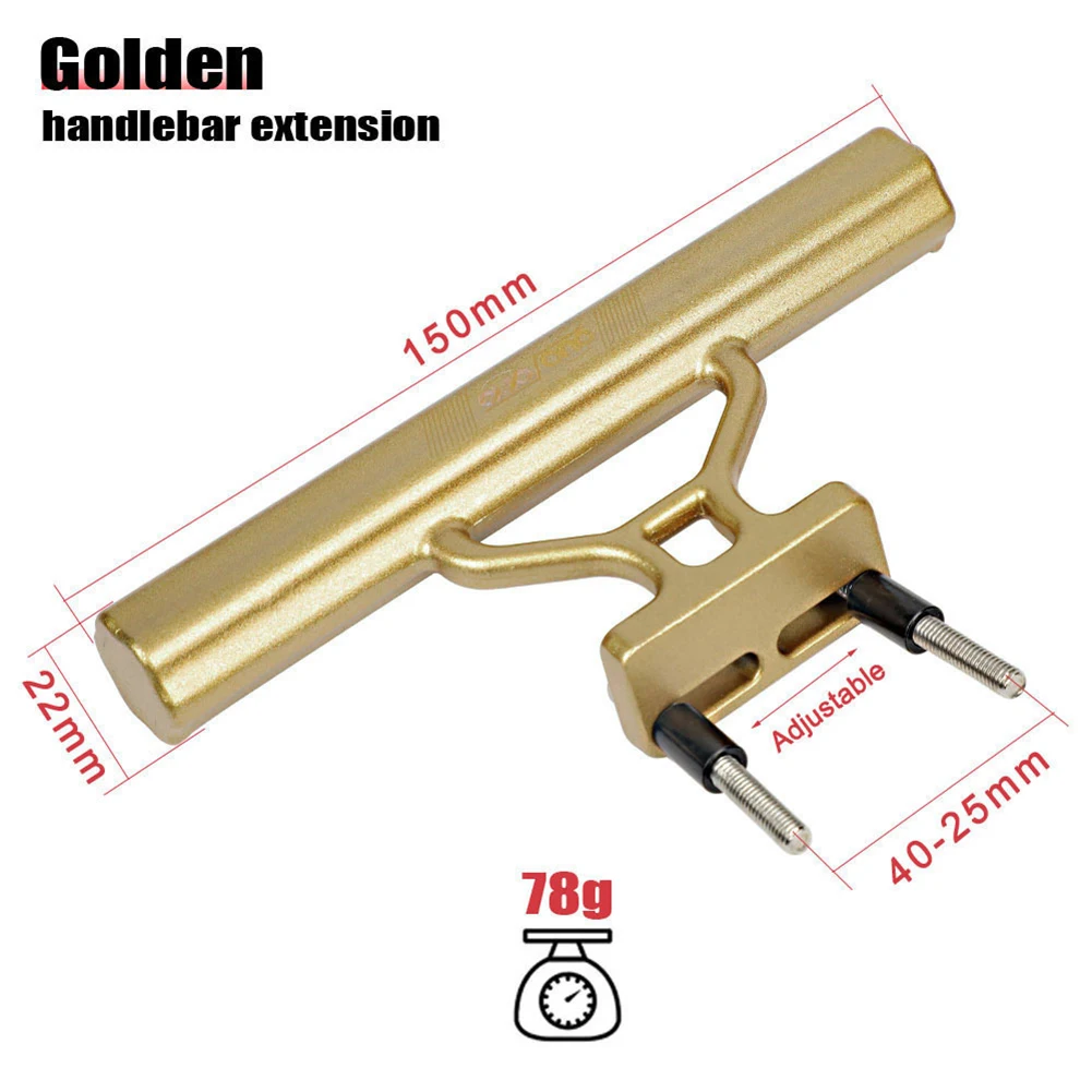 Description Picture 5 of itemBicycle Handlebar Extension Rack 150mm Mountain Road Bike Bracket Rack Aluminum Alloy Cycling Accessories