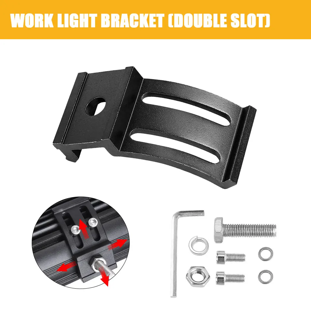 Motorcycle Headlight Spotlight Brackets Parts Sponge Clamp Led Light Bracket Mount Kit For  ATV Truck Dirt Bike SUV Accessories