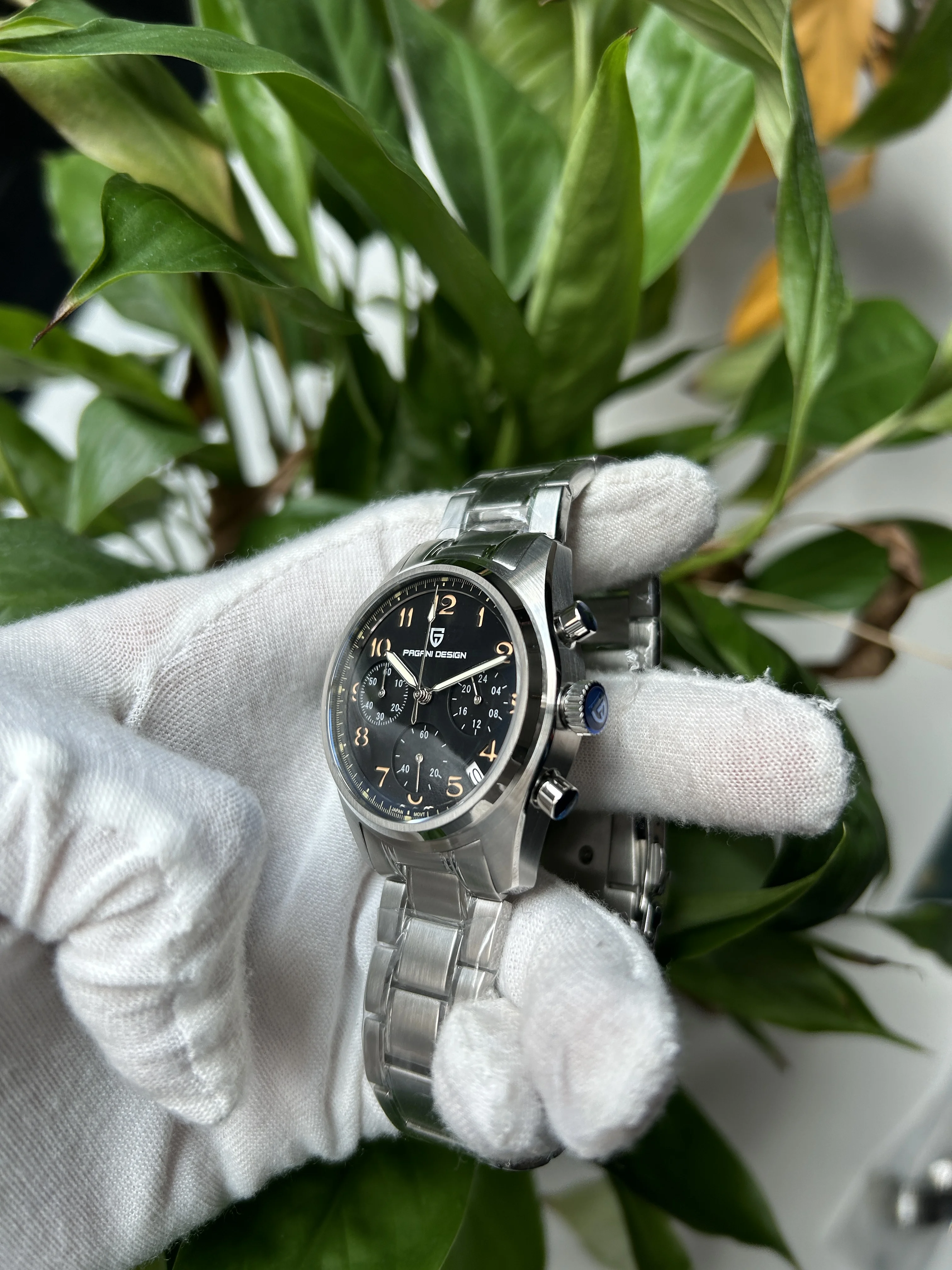 2023 New PAGANI DESIGN 38MM Top Brand Luxury Men's Quartz Watches Stainless Steel Sapphire Glass Watch Gift for Men Reloj Hombre