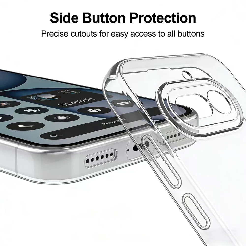 Premium Slim Soft TPU Clear Transparent Phone Case Cover