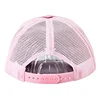 2024 New Summer Women's Black White Pink 5 Panel Baseball Cap with Breathable Mesh Trucker Snapback Hats for Men Women Gorros 4