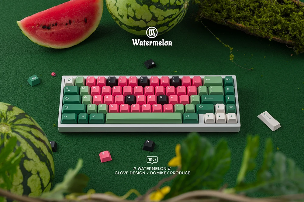Domikey-X Glove Melancia Keycap Set, ABS Doubleshots