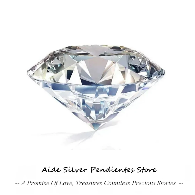 Aide Certified Moissanite Stone Gra Gemme Sciolte Multi Size 3-7.5Mm Ghcolor Vvs1 Round Gem 100% Pass Diamond Test I Più Venduti