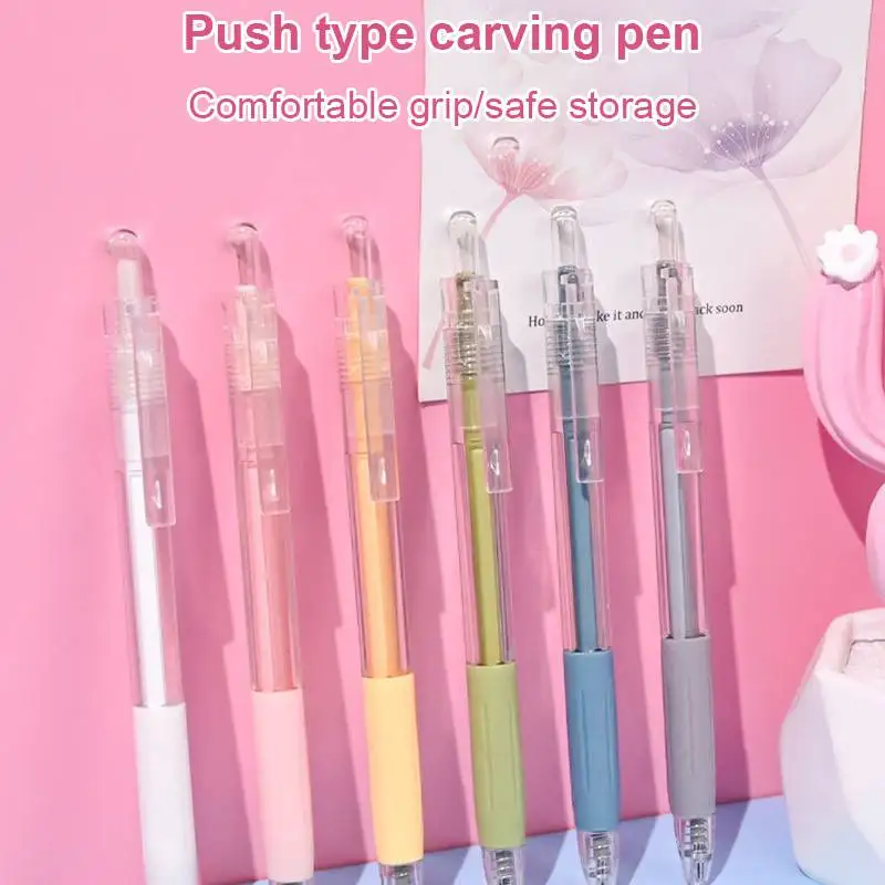 New Cartoon Pattern Student Utility Knife Pen Creative Retractable