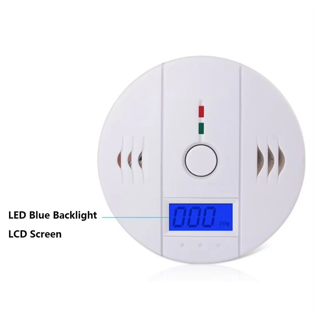 Carbon Monoxide Alarm Smoke Alarm Co Detector LCD Display Alarm Home Wireless Toxic Gas Leak Detector Fire Sound Alarm - 3