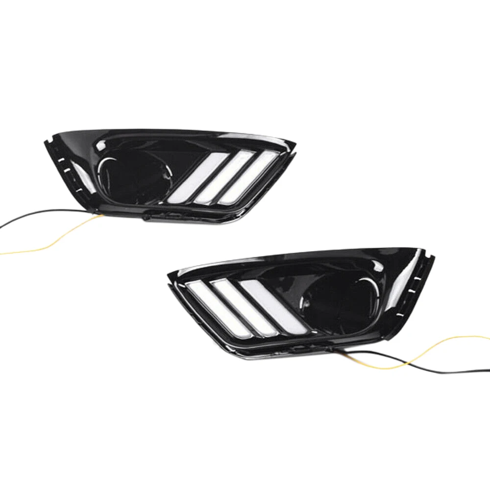 

for Jeep Compass 2017-2019 1 Pair LED DRL Daytime Running Light/Front Fog Light Lamp (L+R)