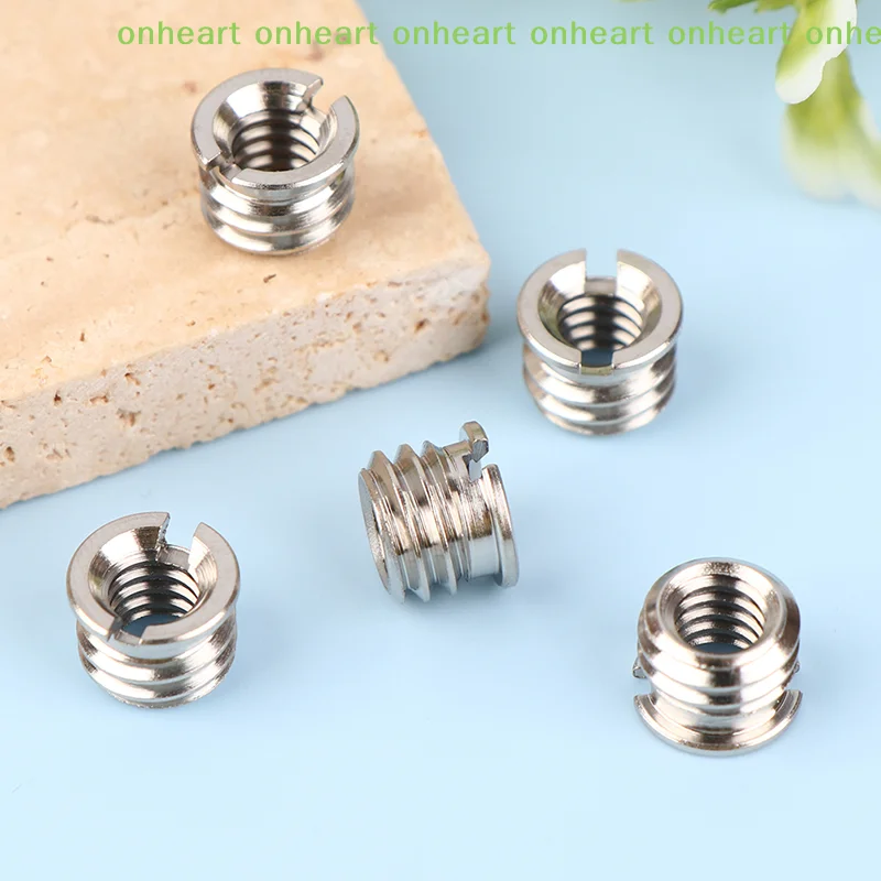 [C]퀵 릴리스 나사 삼각대 마운트 어댑터 나사 5개 카메라 나사 너트 1/43/8인치 변환 나사 표준 어댑터 나사