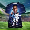 Latest Mbappé 3D Printed Fans Men's T-shirt Short Sleeve Daily Fashion Casual Commemorative T-shirt Top 3