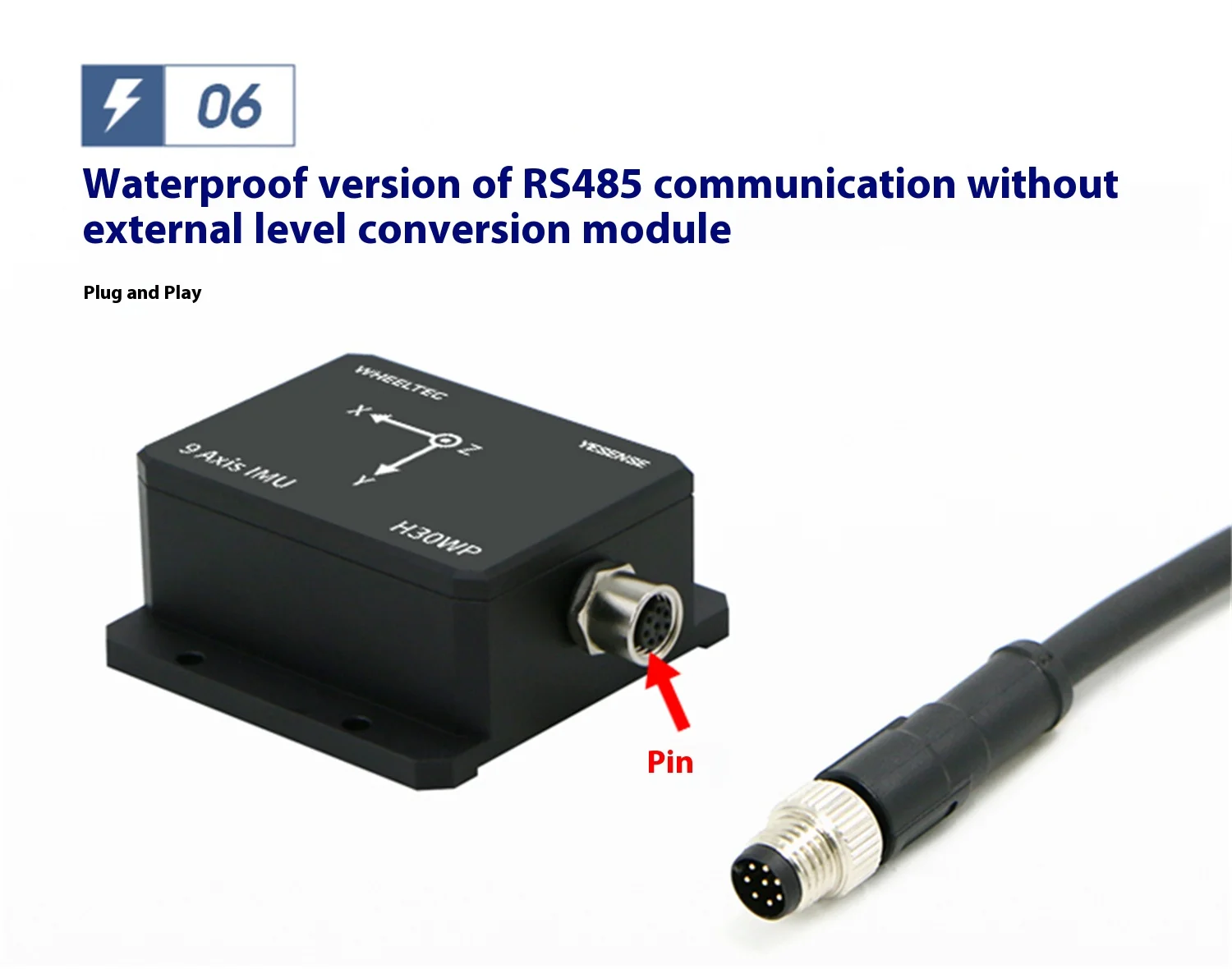 WHEELTEC H30 Series ROS High Precision IMU Inertial Navigation Module