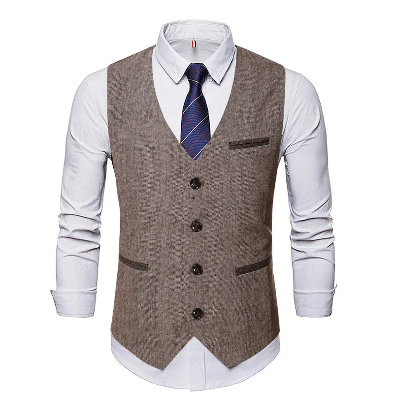 gilet de costume homme tweed