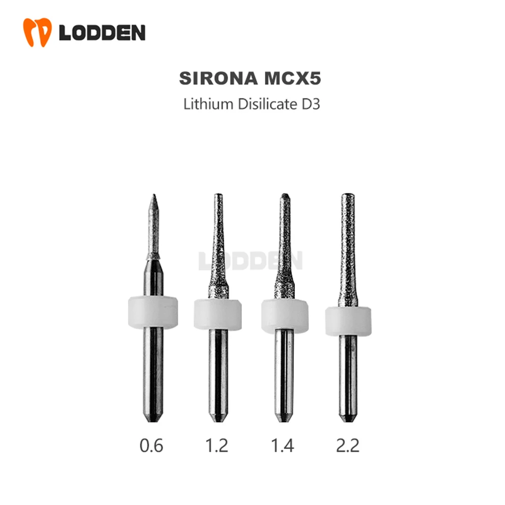 

Dental Milling Cutter Sirona MCX5 Lithium Disilicate Milling Burs D3 Precision Tool Dentist Supplies Dental Lab Material