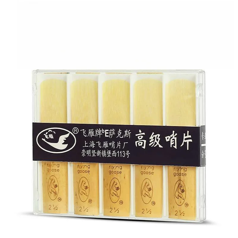Sax Resin Reed Saxophone Reeds Woodwind Instrument Accessories Original Alto Tenor Soprano Sax Clarinet Reed Box of 10 Strength 2.0 2.5 3.0 3.5