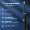 Sejoy Electric Toothbrush 5 Modes USB Rechargeable 12 Replacement Toothbrush Heads  Adult Ultrasonic Teeth Cleaning 3