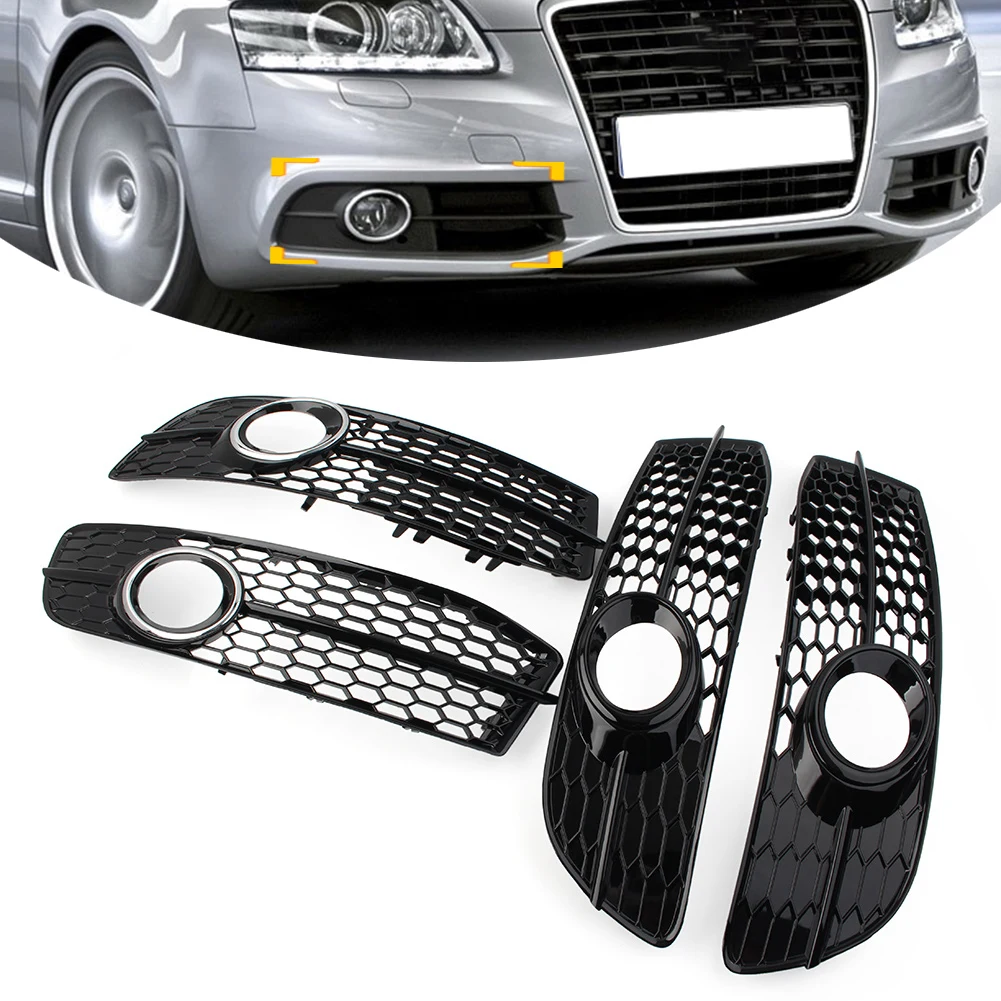 

2 шт., передний бампер для Audi A6 C6 S-line