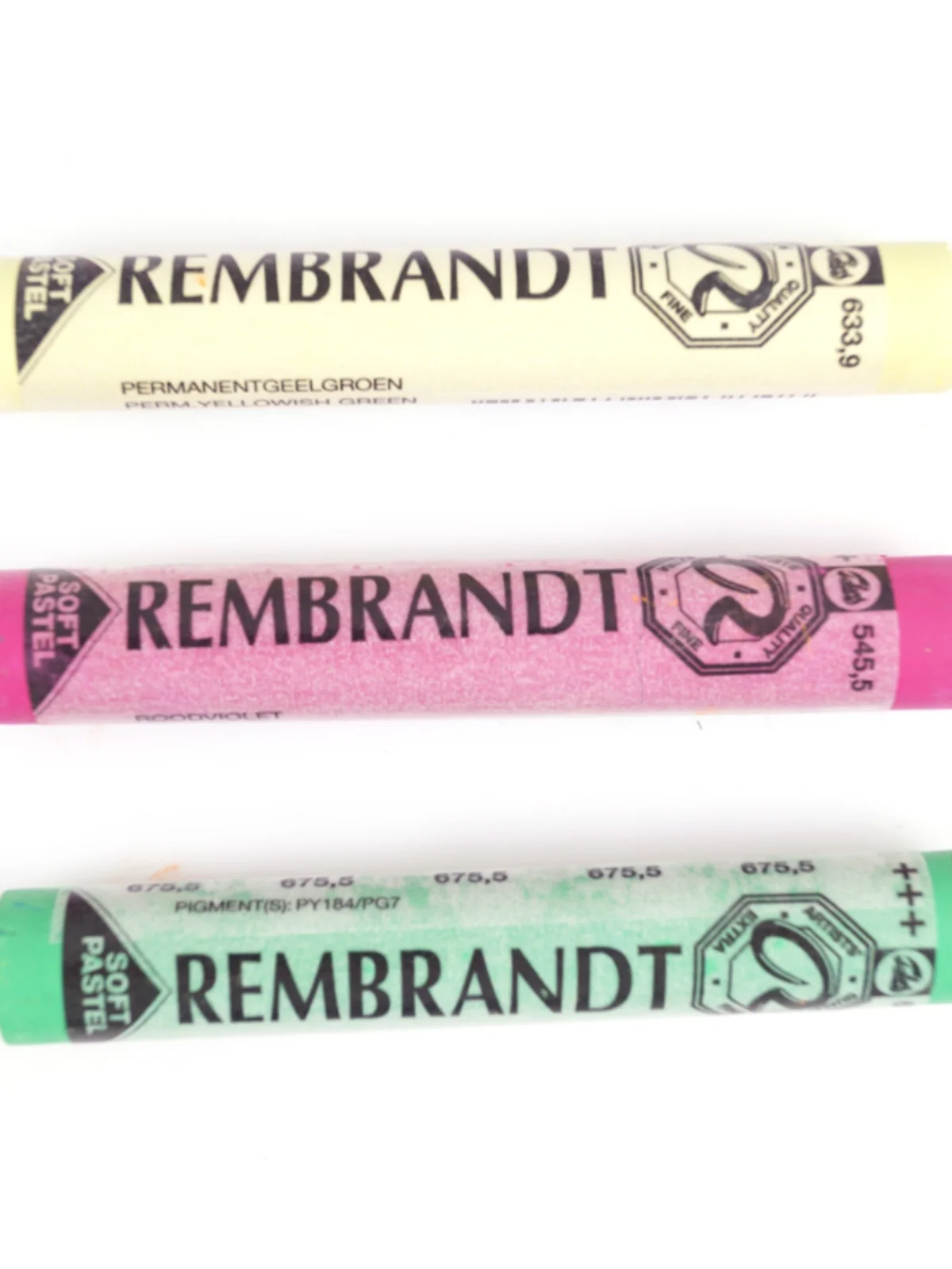 Imported Dutch Rembrandt color chalk powder stick round soft paste single 220 color beginner BJD painting supplies