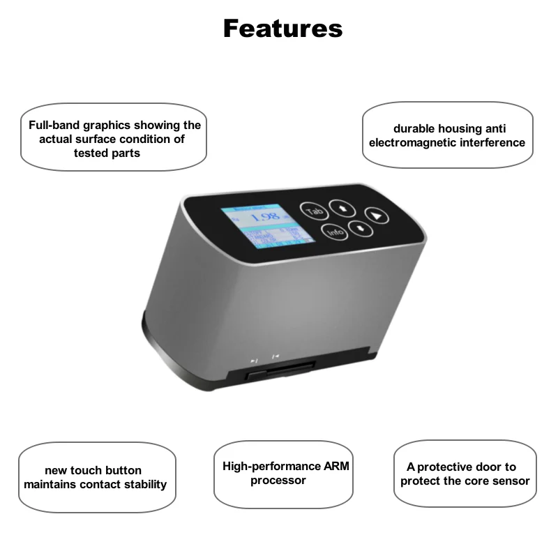 YYHC-promotion price integrated with sensor portable metal surface roughness tester 6