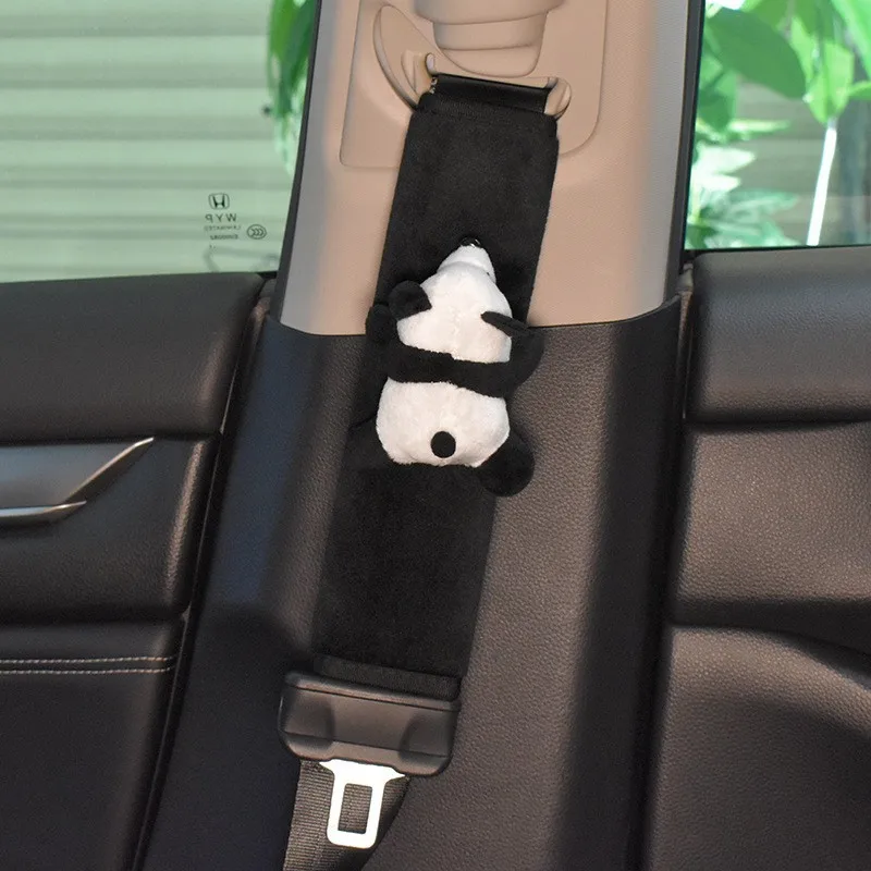 Car Interior Accessories Cute Cartoon Panda Gear Shift Cover