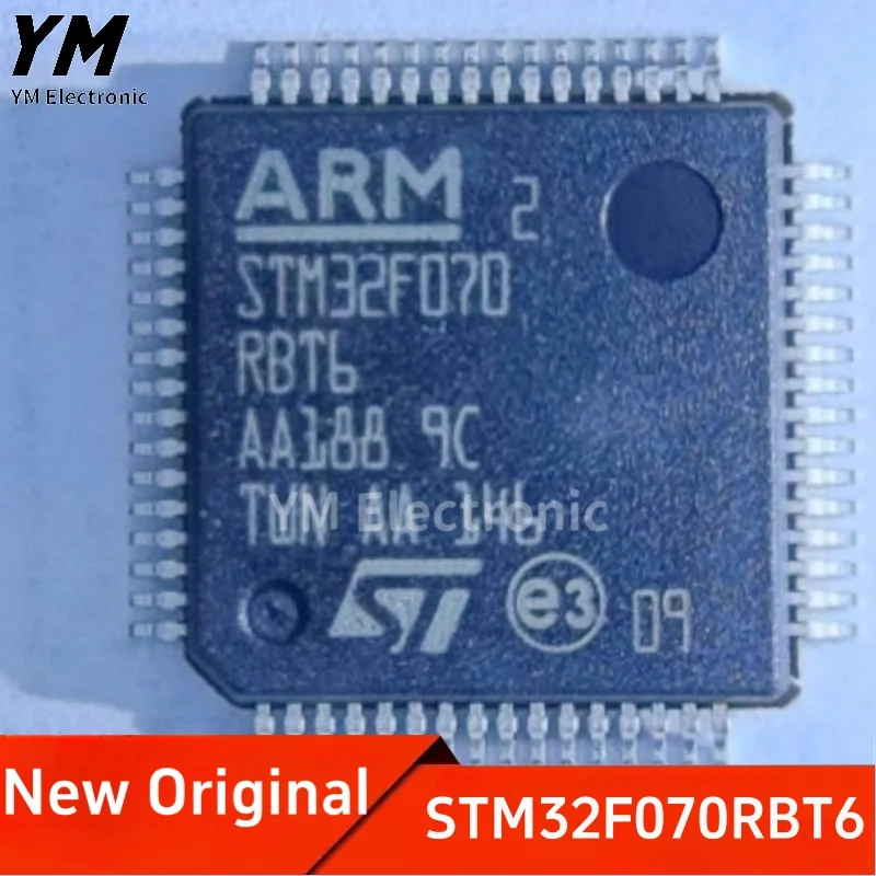 

New Original STM32F070RBT6 LQFP-64 ARM Cortex-M0 32-bit Microcontroller MCU