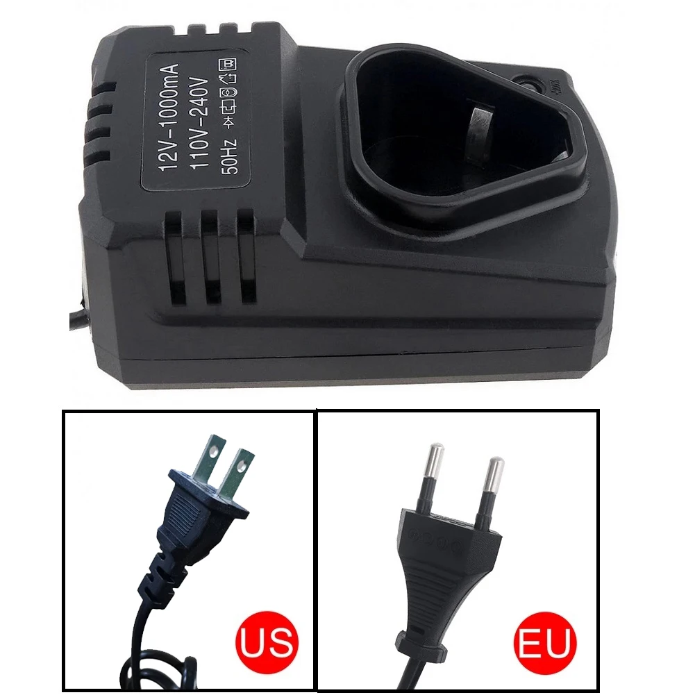 12V DC US/EU Li-ion Rechargeable Charger 110-240V Support For Electrical Drill electric drill charger