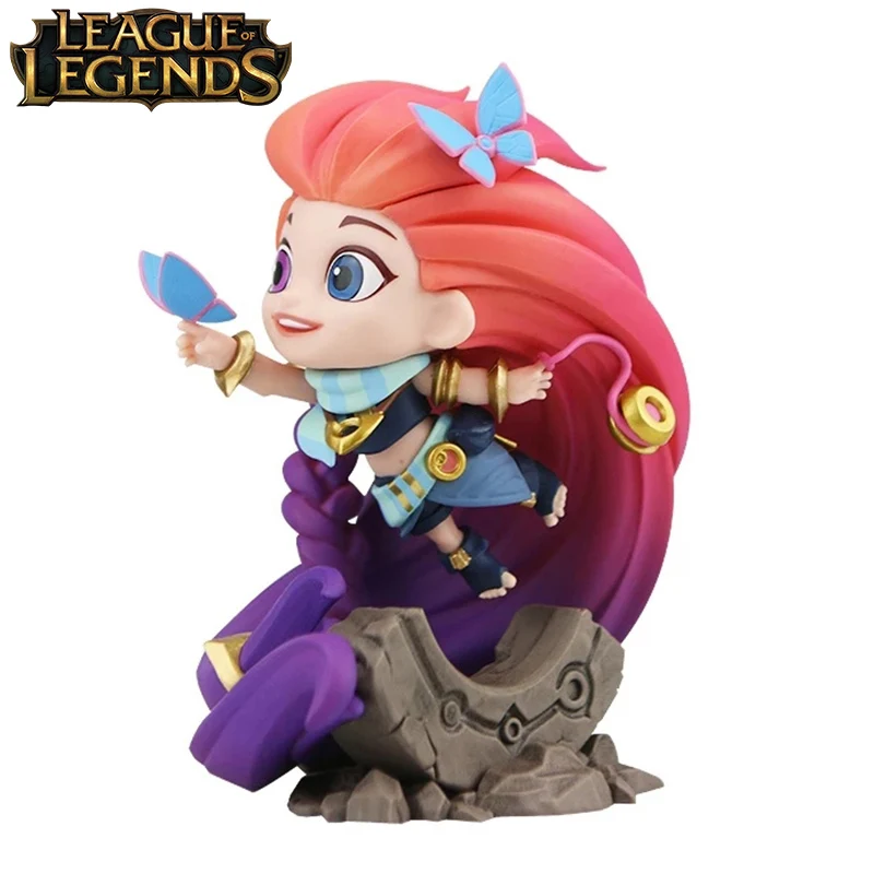

In Stock Genuine Original League of Legends Aspect of Twilight Zoe Action Anime Figure Collectible Model Doll Statuette Ornament