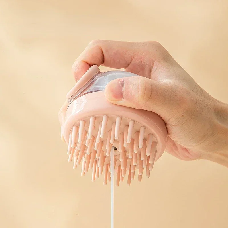 Soft Head Massager Manual Head Scalp Care Massage Slimming Comb Cleaning Exfoliate Remove Dandruff Promote Hair Grow 2