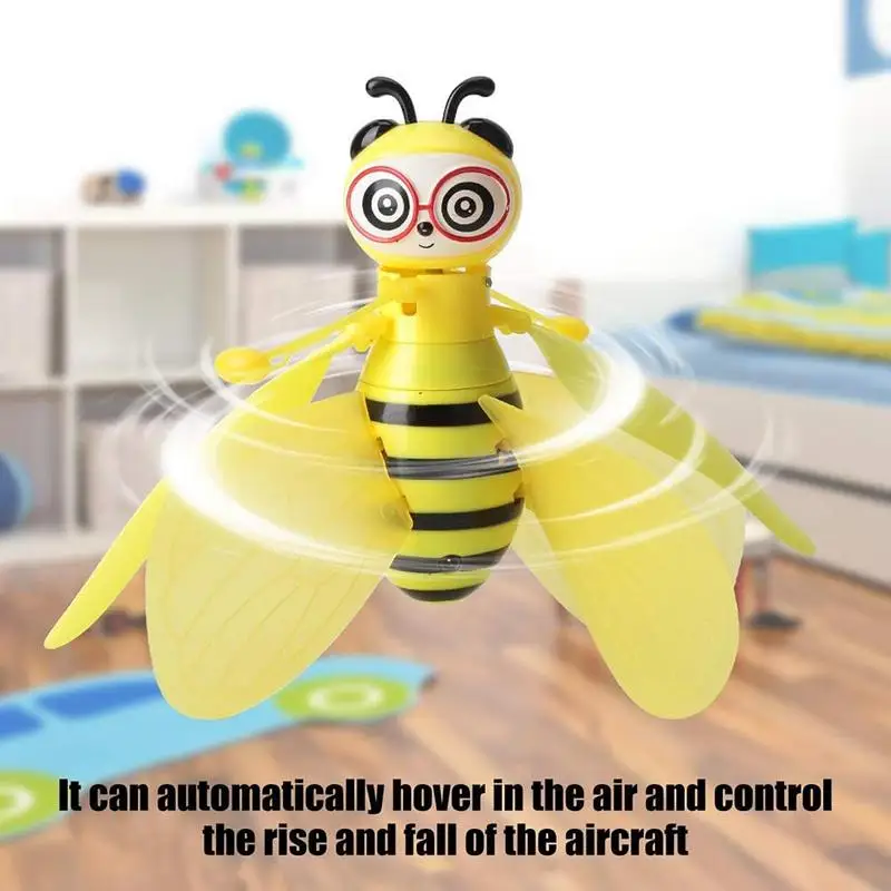 Bee Electric Flying Toy Hand Induction Flying Bee Educational & Suspended Toy Rechargeable Mini Hand Sensor Flying Toy Outdoor 3