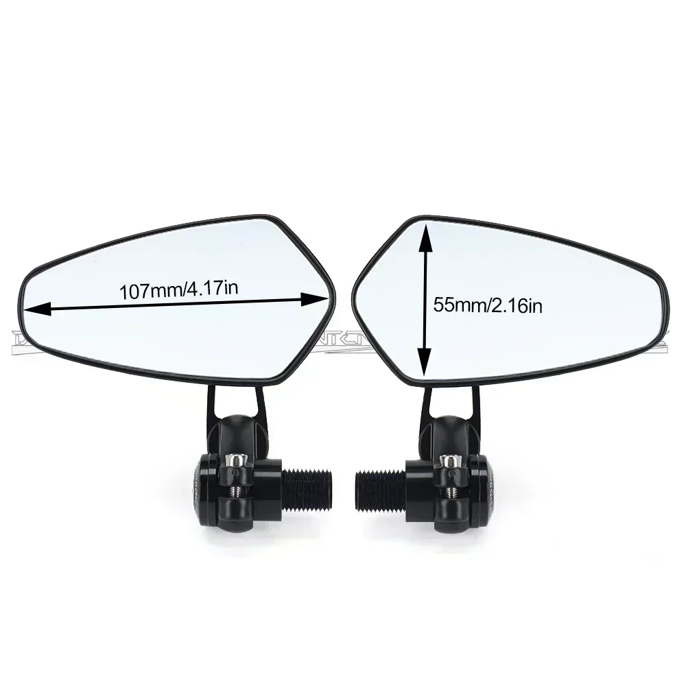 Motorcycle Mirror For YAMAHA MT 07 09 MT07 MT09 MT10 SP XSR700 XSR900 FZ07 MT-10 MT-07 Handlebar End Mirror Side Rotation Motorcycle Accessories