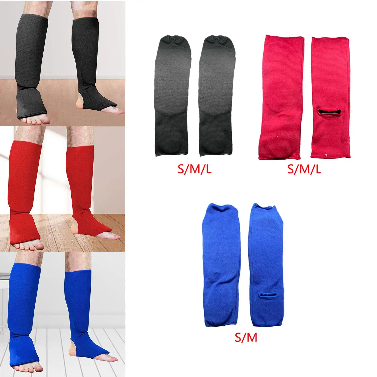 Ladies Shin Instep Guards Protector Leg Pads Cloth Elastic Sport Washable
