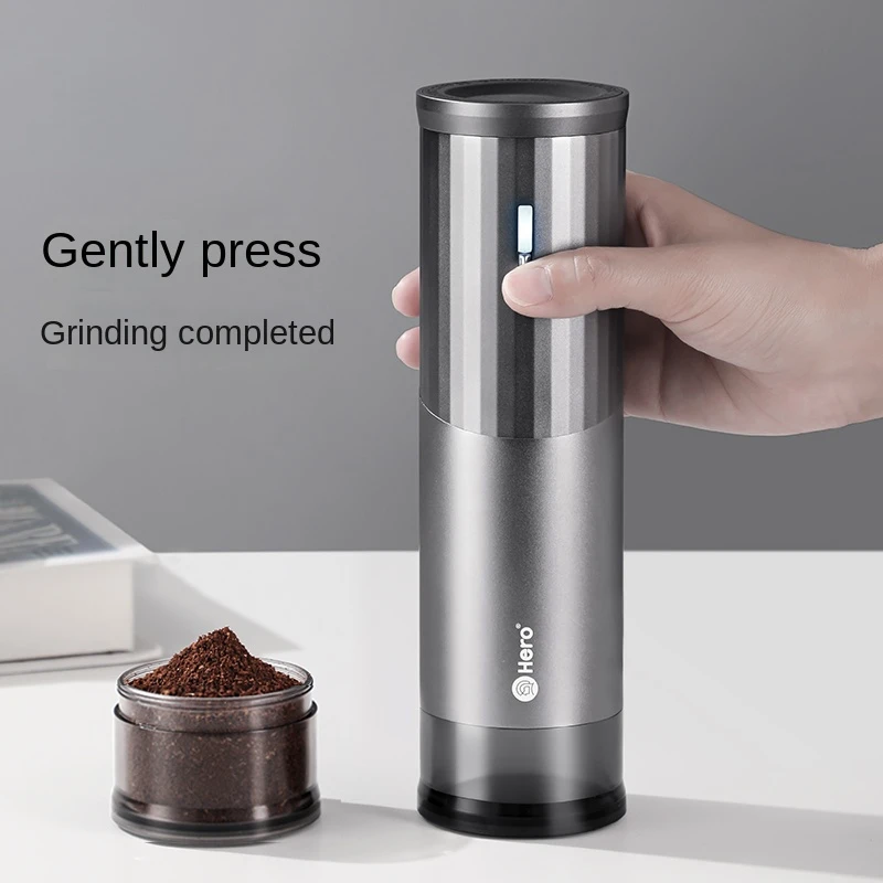 Electric bean grinder portable coffee  home small   automatic grinding kitchen appliance