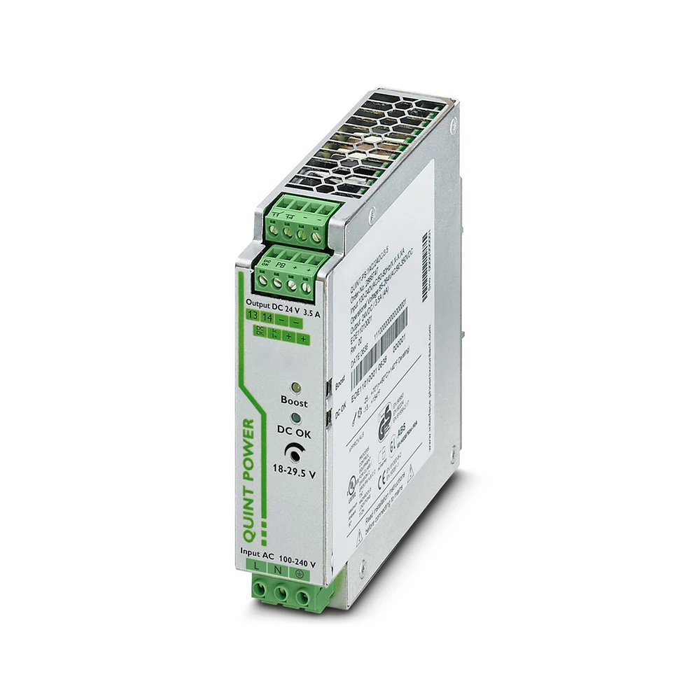 2866747 QUINT-PS/1AC/24DC/3.5 QUINT POWER For Phoenix Switching Power Supply Output 24VDC/3.5A Works Perfectly Fast Ship 4 2866747 QUINT-PS/1AC/24DC/3.5 QUINT POWER For Phoenix Switching Power Supply Output 24VDC/3.5A Works Perfectly Fast Ship - Image 2