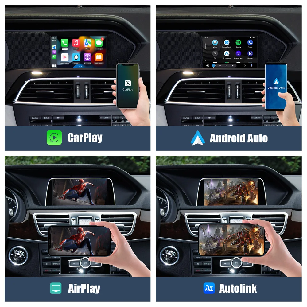 Carabc-ワイヤレスcarplay Android Autoは、メルセデスベンツ、a、b、c 