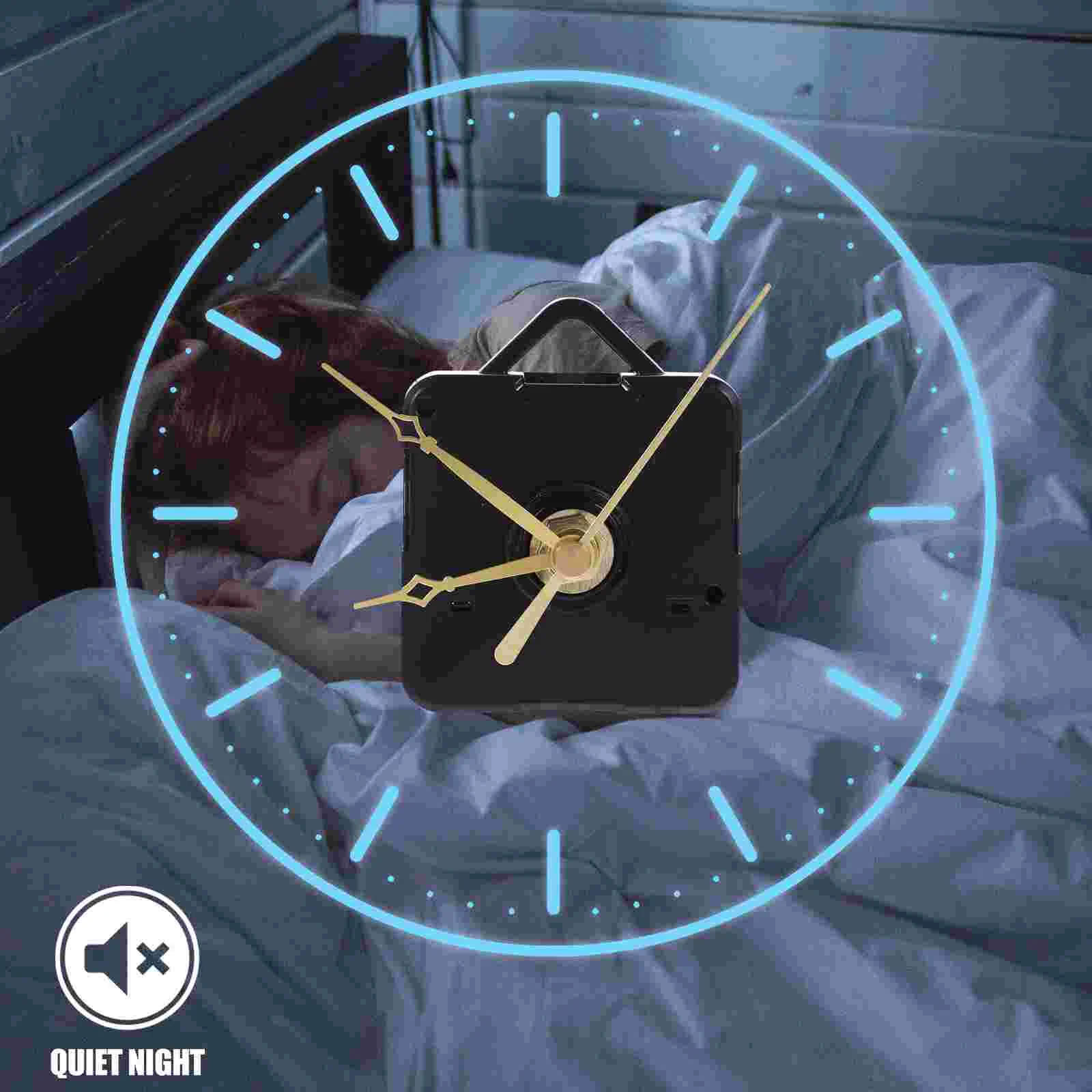 Silent Quartz Clock Movement Replacement Mechanism Operated Clock Parts Accessories Craft Home Decor Pendulum Kit Gold