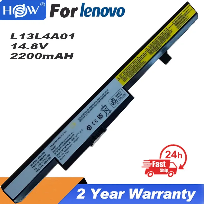 

Аккумулятор для ноутбука 14,8 в, 41 Вт · ч, L13L4A01 L13S4A01 L13M4A01 для Lenovo M4400 M4450 B4400 V4400 M4450 N40 N50 G550S