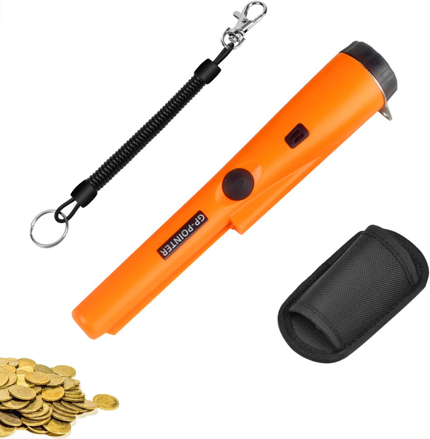 Metal Detector Pinpointer Portable Handheld Pin Pointer Wand Gold Treasure Hunting Unearting Tool Accessori Con Buzzer Bar