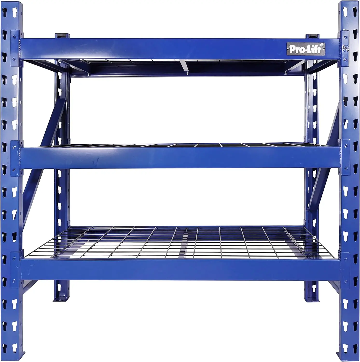 

Pro-LifT Garage Storage Shelves - Heavy Duty 3-Tier Adjustable Metal Wire Shelving Units with 3000 lbs Total Capacity fo