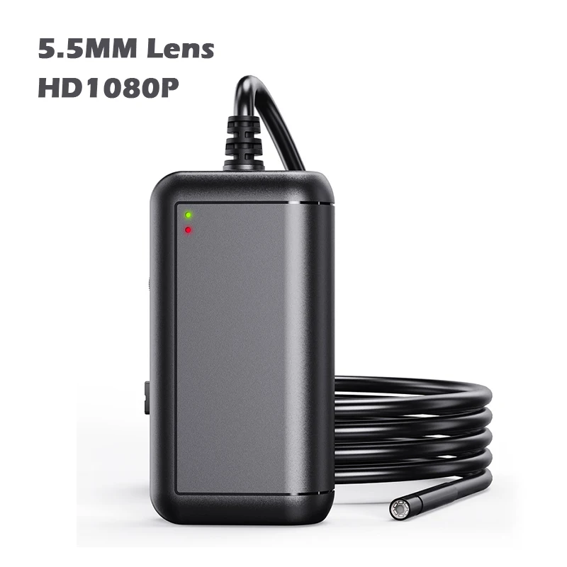 3.9MM 5.5MM 8MM WIFI Endoscope Camera HD1080P Car Inspectioin Borescope  LEDs IP67 Waterproof 2600mAh Battery Rigid Cable F240 