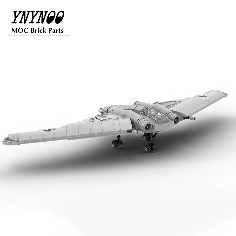 504pcs Moc Horten Ho 229 Building Blocks Vehicle Assemble Diy Bricks Model Military World War Ii Toys Gifts Blocks Aliexpress