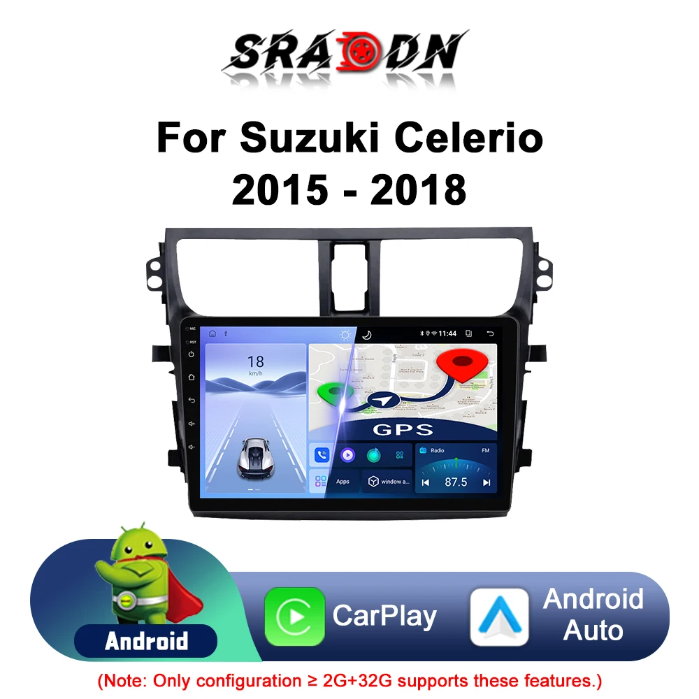 

Для Suzuki Celerio Cultus 2015 2016 2017 2018 Android автомобильный радиоприемник автомобильный мультимедийный плеер навигация GPS Carplay экран авто стерео