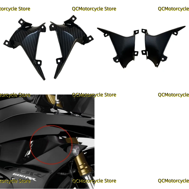 Motorcycle Side Insert Trim Cover Panel Fairing Cowl Side Panel Inside Cowl Fit for Honda CBR600 RR CBR600RR F5 2007 2008-2012