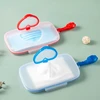 Baby Wipe Dispenser Portable Refillable Wet Tissue Box Container Reusable Travel Wipe Holder for Case Storage 5