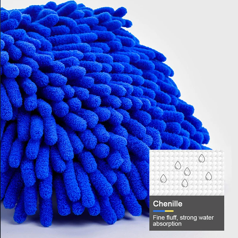 SEAMETAL Scalable Car Washing Mop Long Handle Cleaning Brush Ultra-Soft Chenille Auto Dust Removal for Car Detailing Wash Tool 4