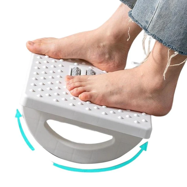 Ergonomic Office Footrest Portable Foot Rest Under Desk Feet Stool for Home  Office Work Foot Resting Stool with Massage Rollers - AliExpress