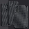 Carbon fiber Hard Case for Xiaomi Redmi Note 11 10 9 Pro Max 9S Ultra Thin Lens Protection Luxury Anti-Knock Texture Phone Cover 1